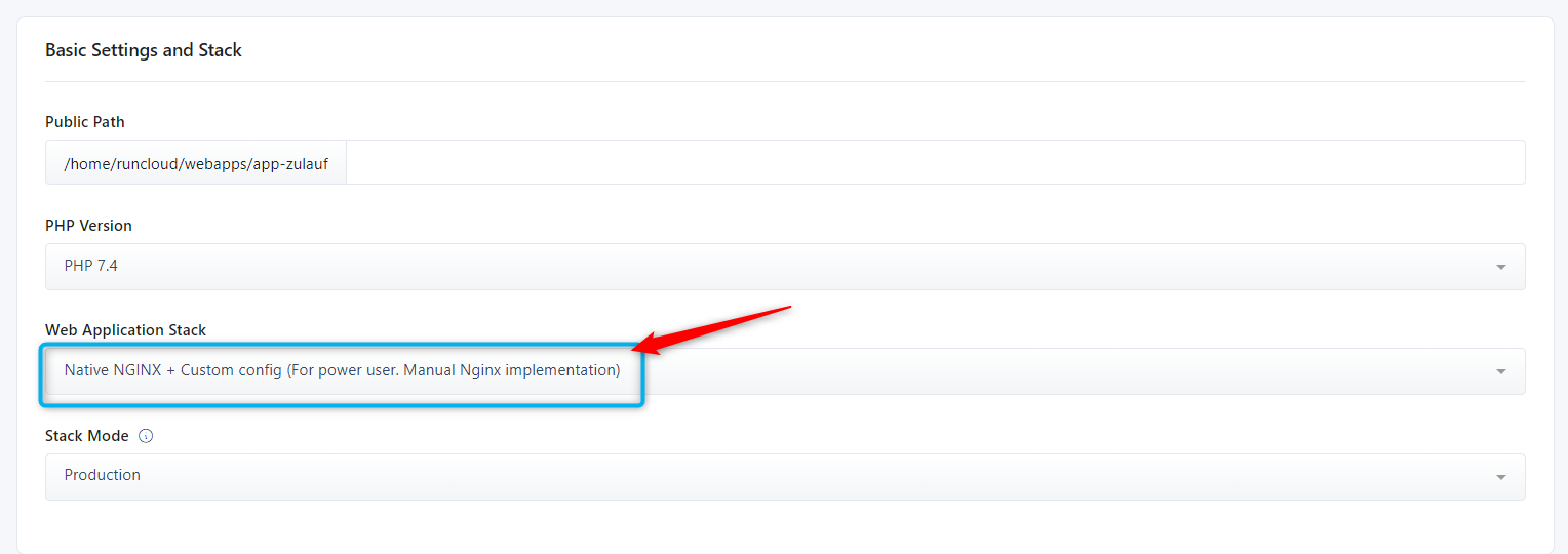 Native NGINX + Custom config (For power user. Manual Nginx implementation)