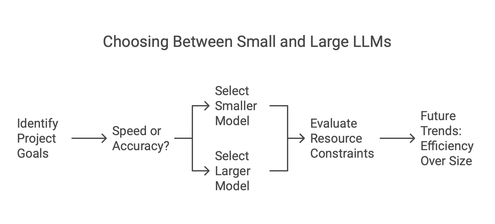 Choosing Between Small and Large LLMs